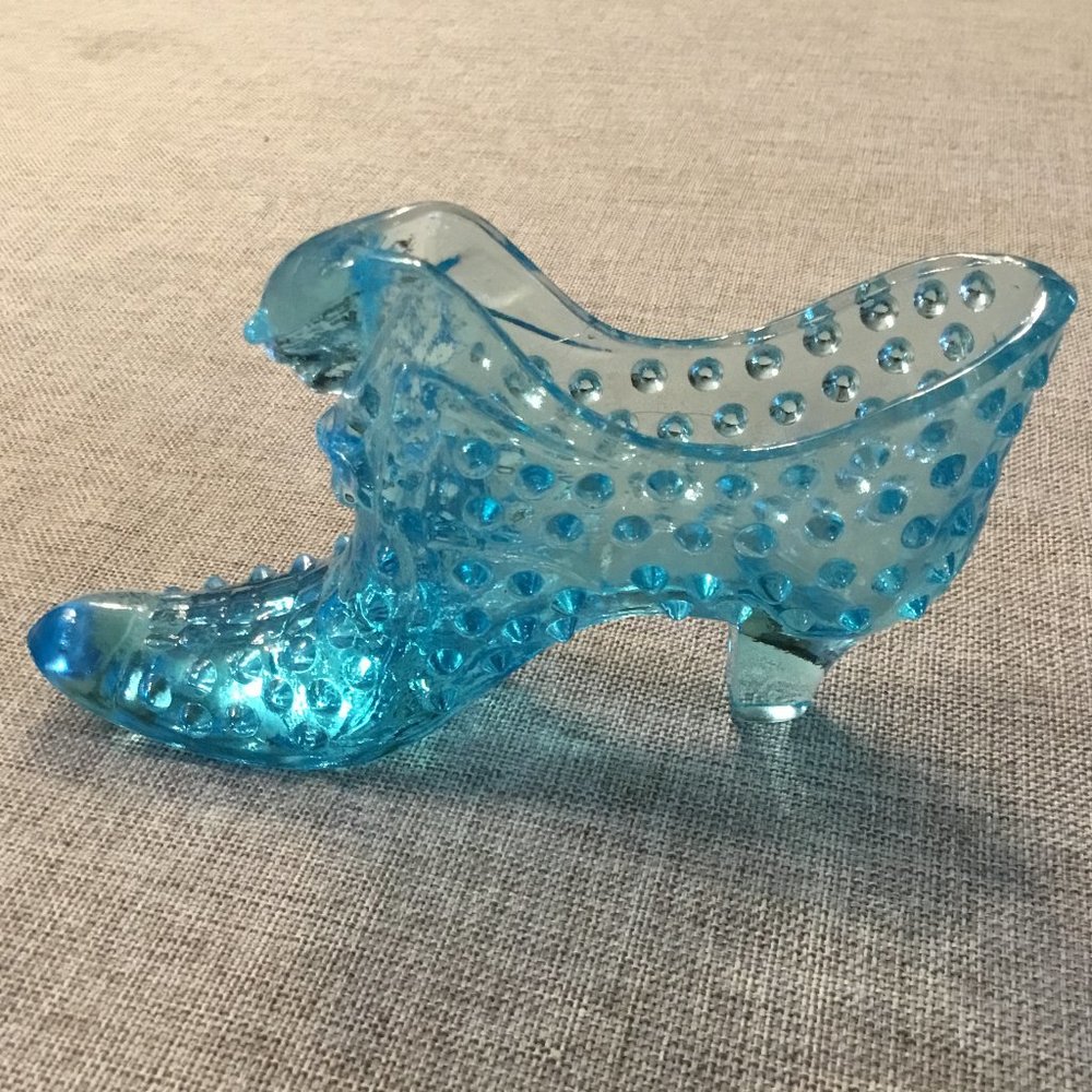 Fenton Hobnail blue shoe